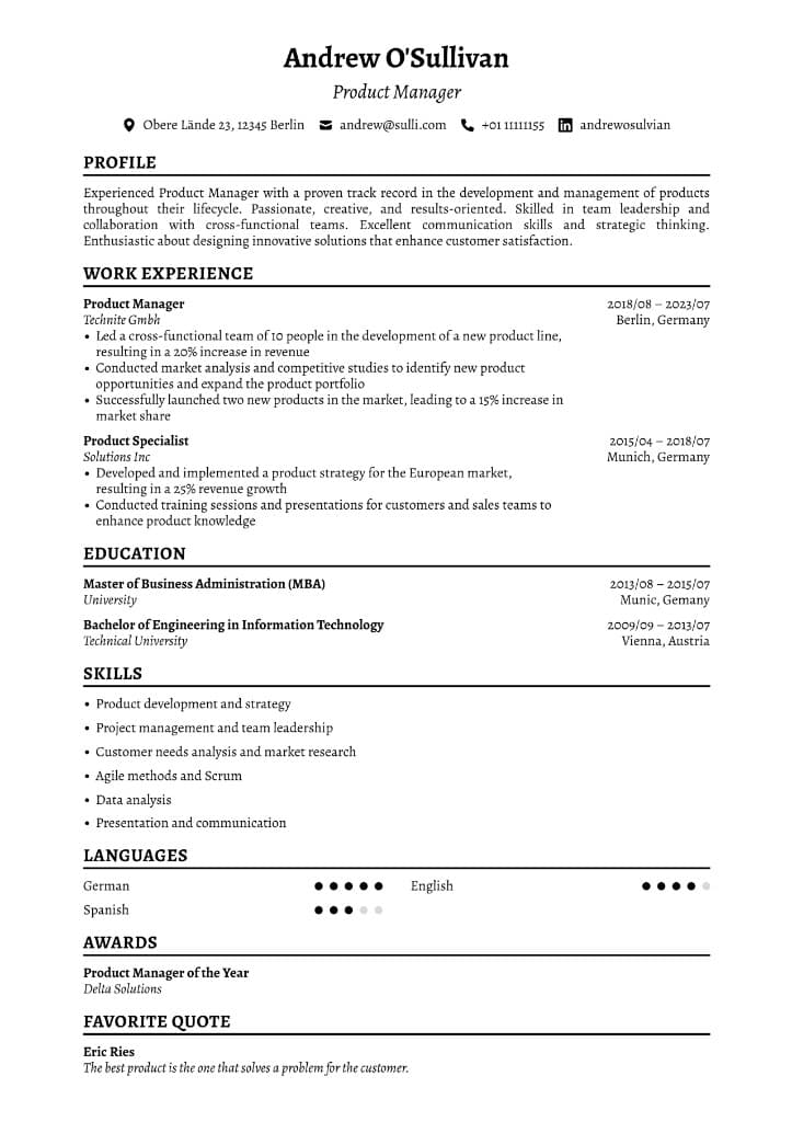 Berlin Product preview